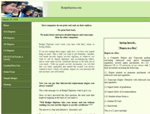 Tablet Screenshot of budgetdiploma.com